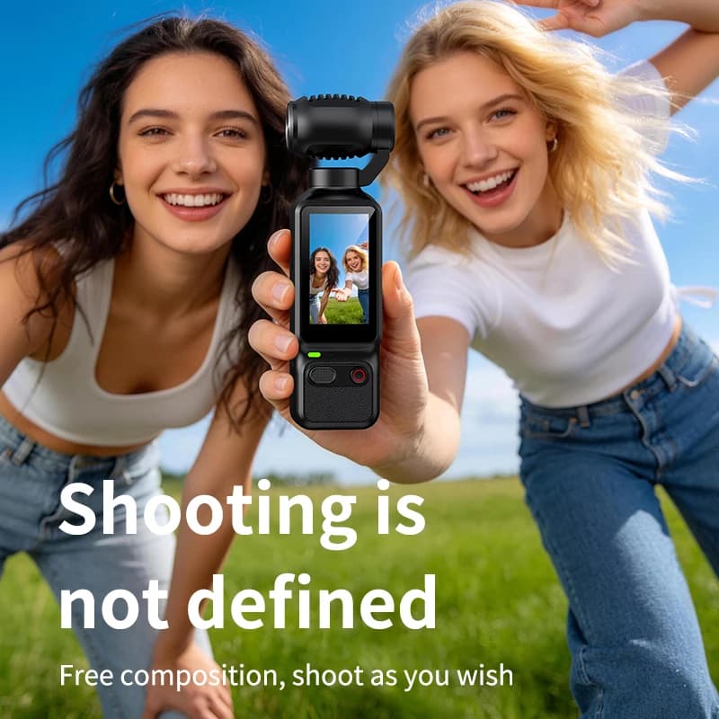 HD 1080P Portable Action Camera with Desktop Stand for Vlogging, YouTube & Daily Recording 2